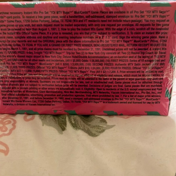 1991 Yo! MTV Raps Trading Cards Sealed Box Pro Set Music Cards 36 Packs - Picture 4 of 6